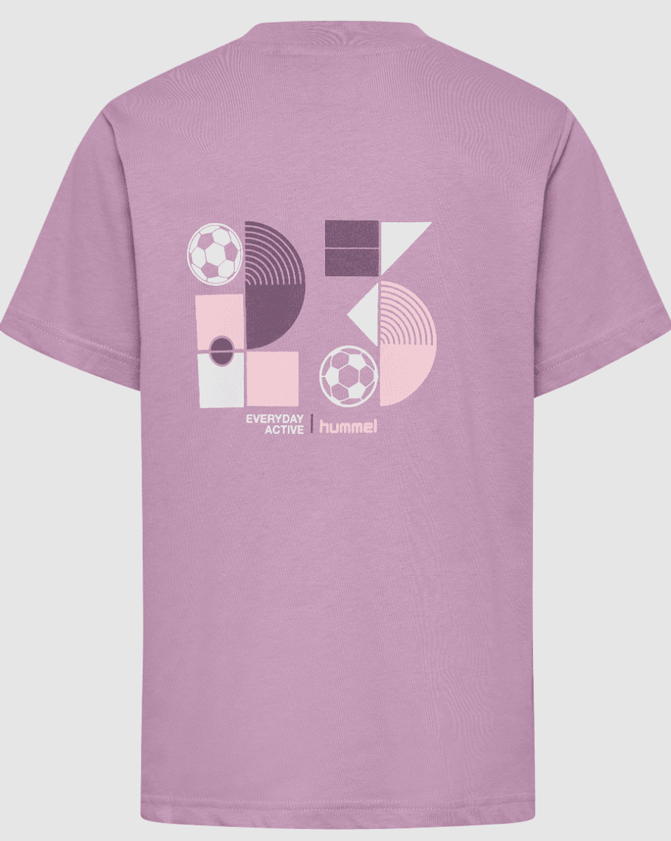 Hummel T-skjorte graphic lavender mist