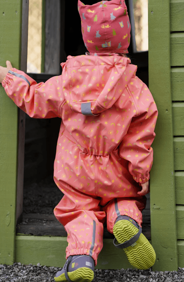 Kattnakken Babyregndress dugg stokkrose