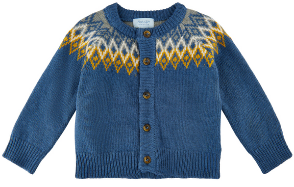 Bilde av Cardigan ull nordic moonlight