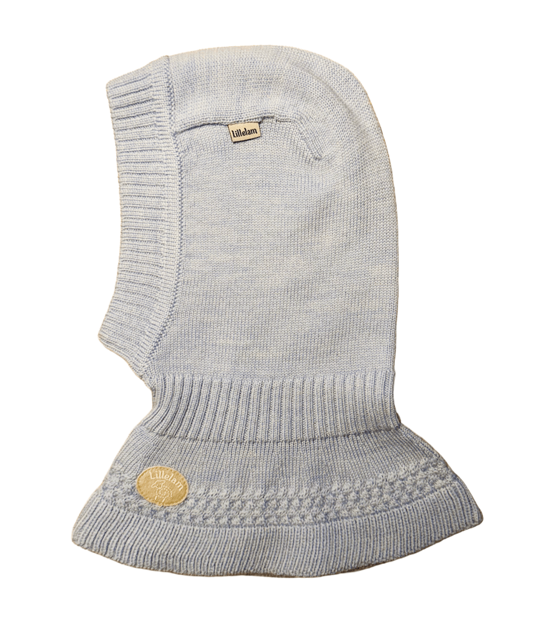 Lillelam Finlandshette classic ull himmelblå