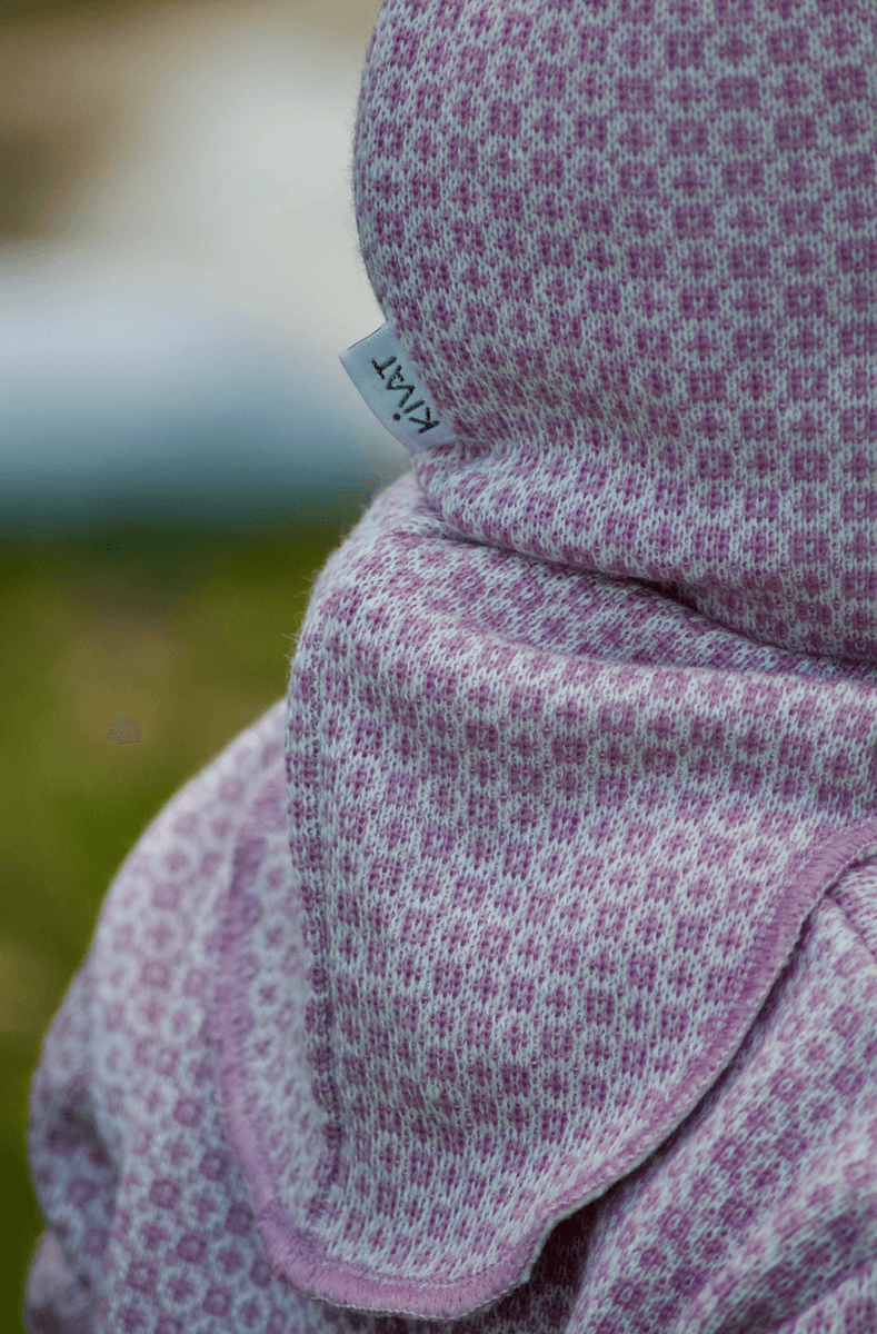 Kivat Ulldress nordisk mønster rosa