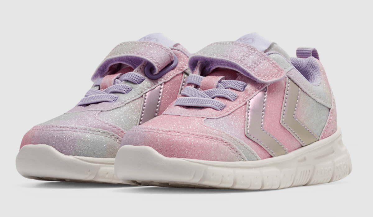 Hummel Sko Crosslite glitter infant multi colour pink