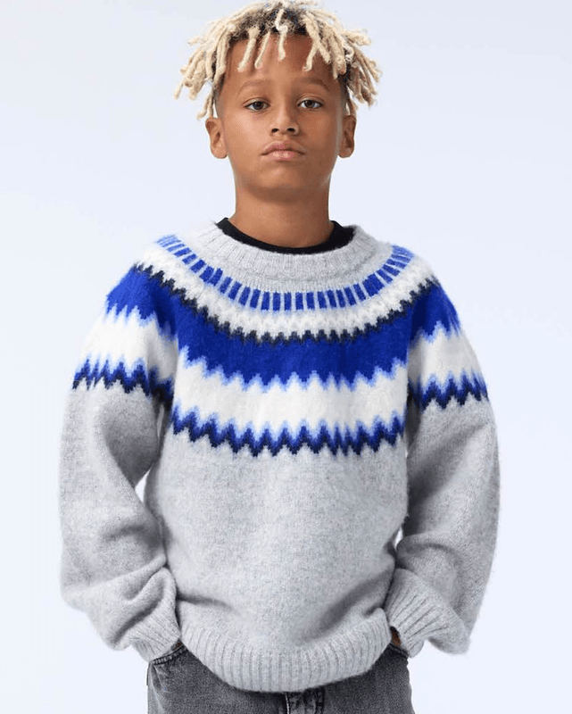 Molo genser ull bae nordic blues 