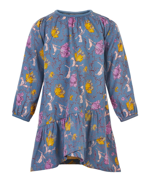 Bilde av Kjole mini antique print blue