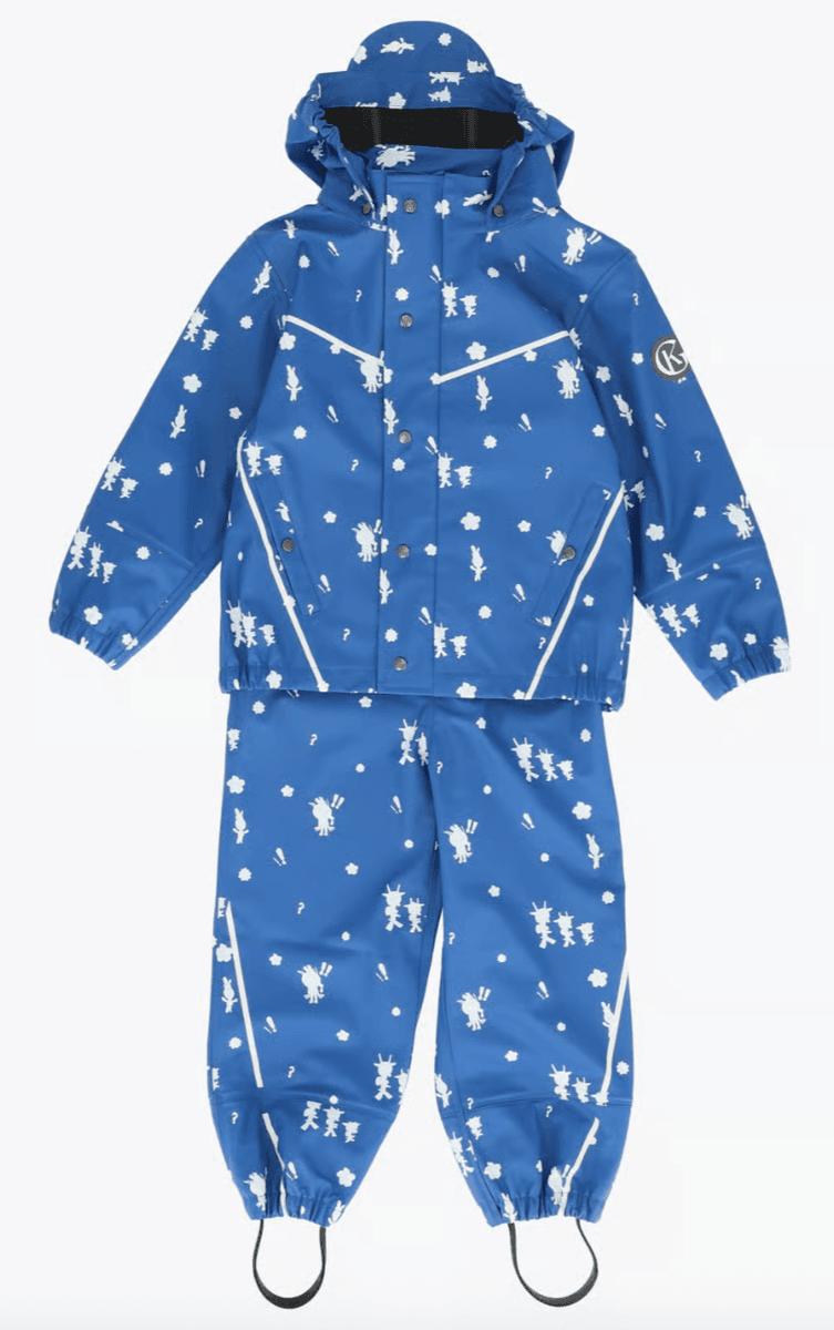 Gullkorn Regnsett Bukkene denim