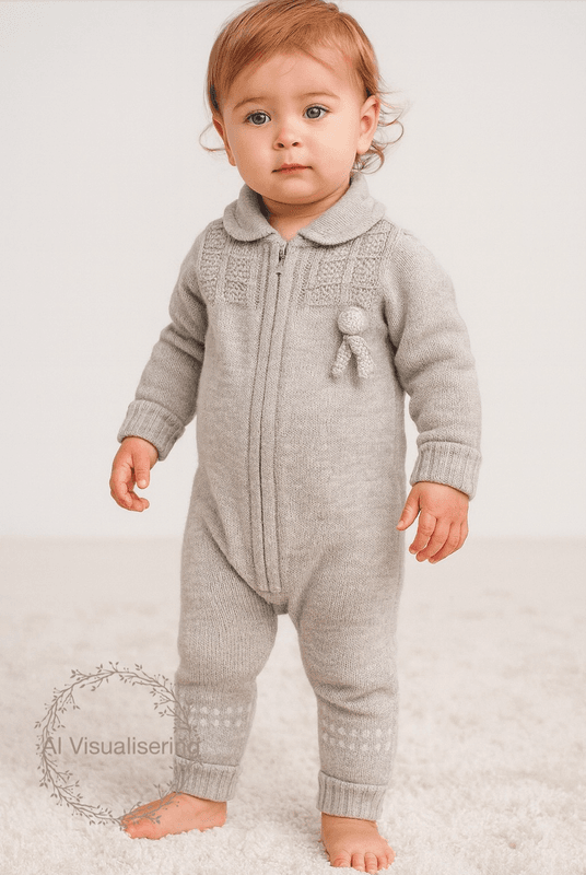 Lillelam Sparkedress Ull classic lys beige