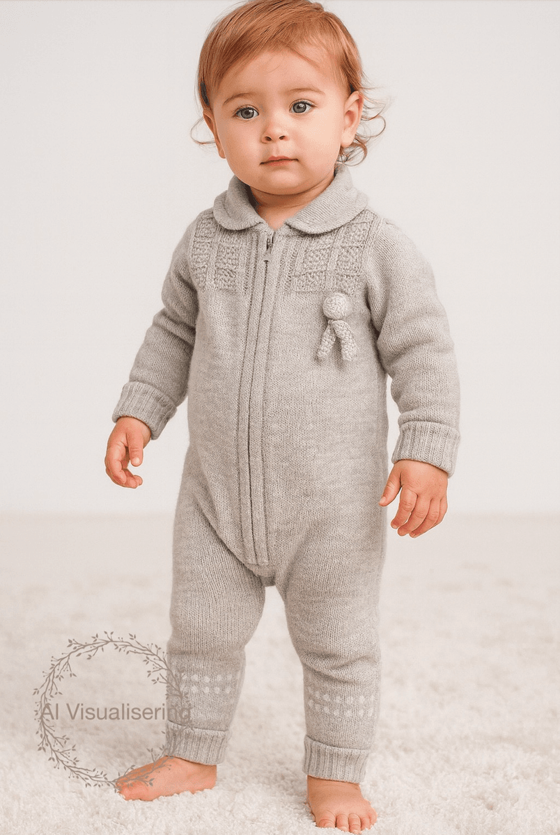 Lillelam Sparkedress ull classic lys beige