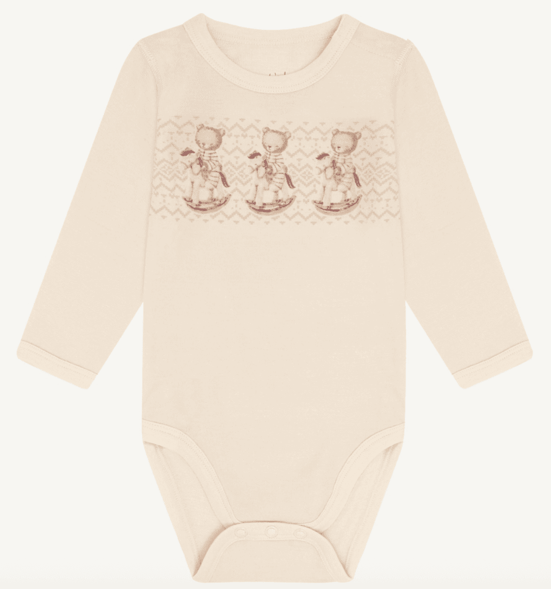 Hust and Claire Body ull/bambus Baloo Teddy off white