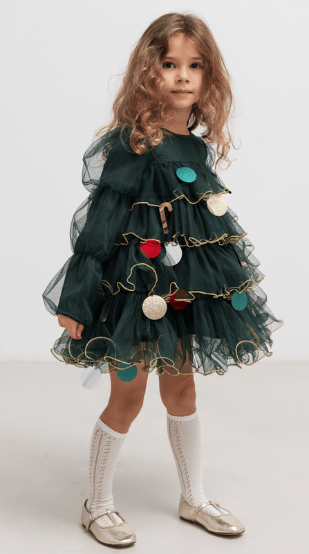 Marmar Kjole December dark leaf