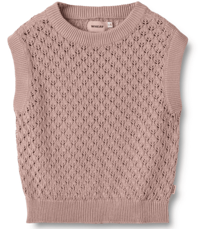 Wheat vest Saga dry rose 