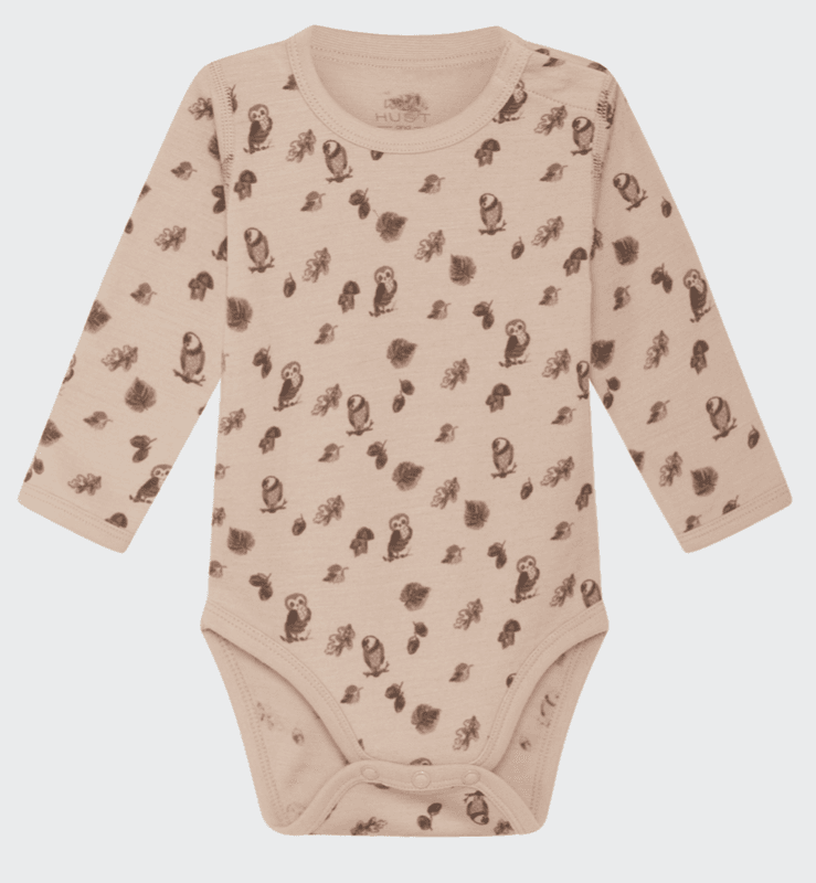 Hust and claire body ull bo ugler og nøtter rose Cloud