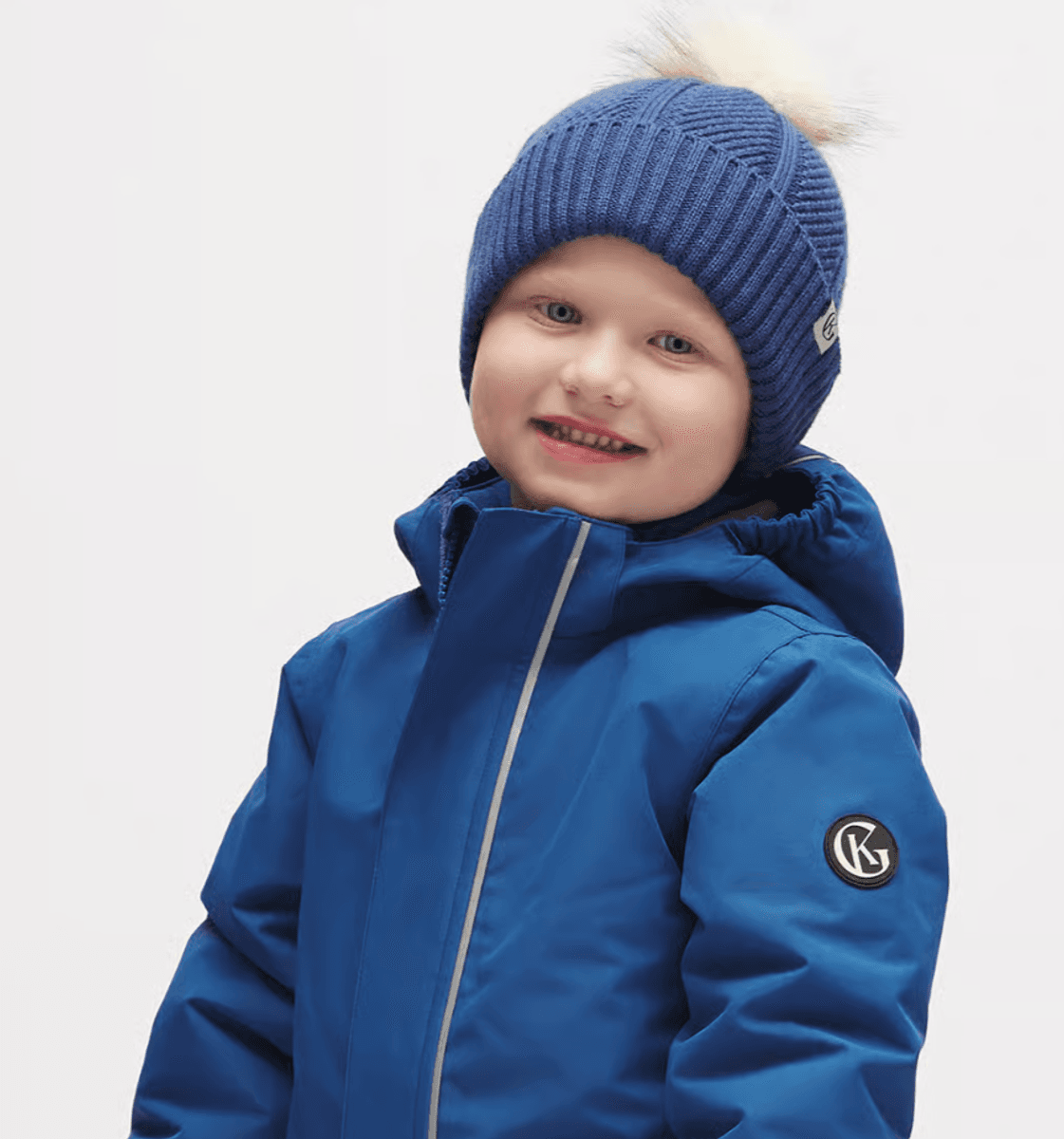 Gullkorn Lue Gibbs  ull mørk blå