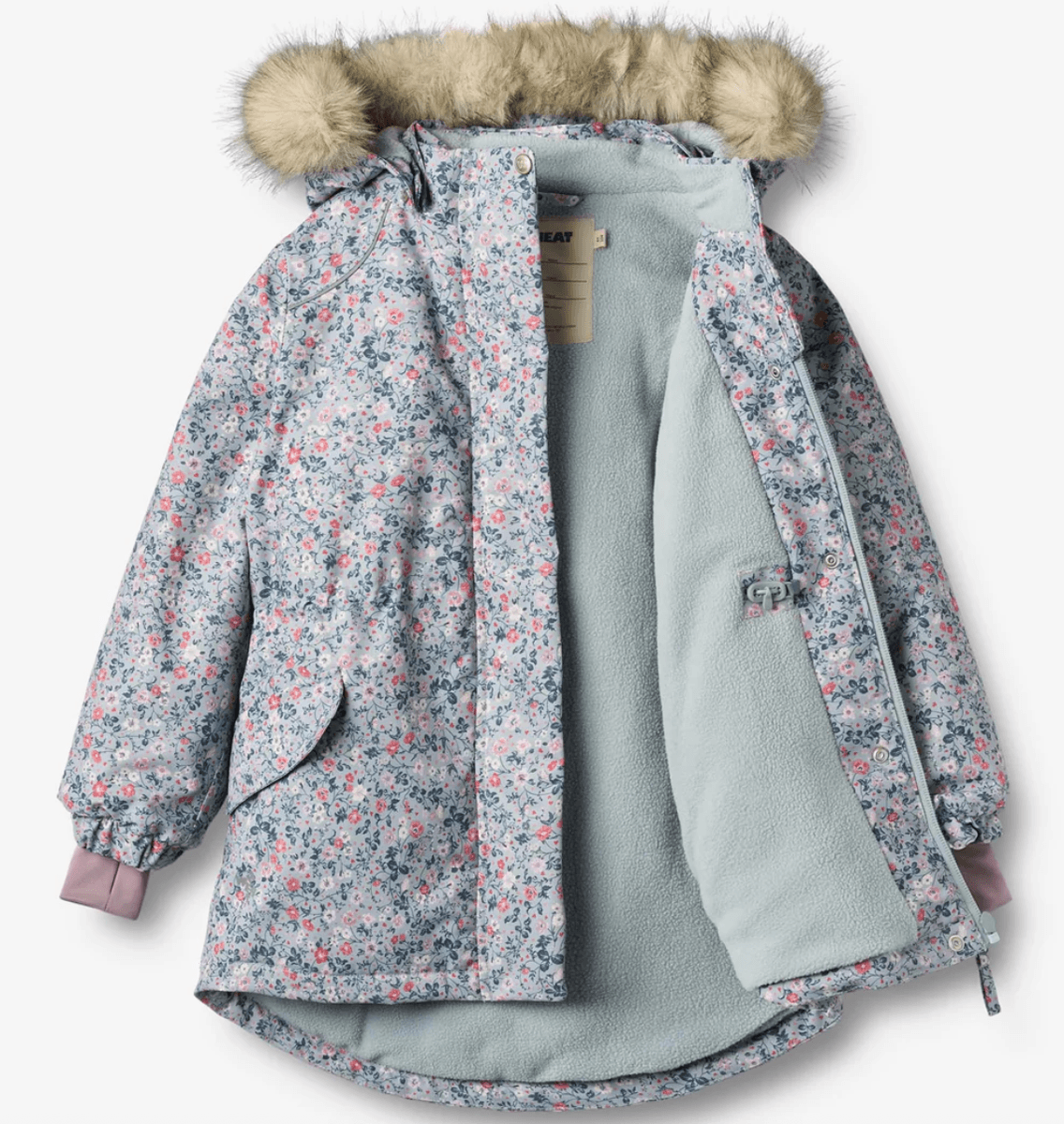 Wheat Vinterjakke Mathilde soft rain flowers