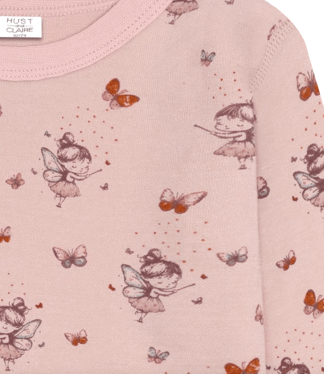 Hust and Claire Genser ull/bambus Abba Fairy dusty rose