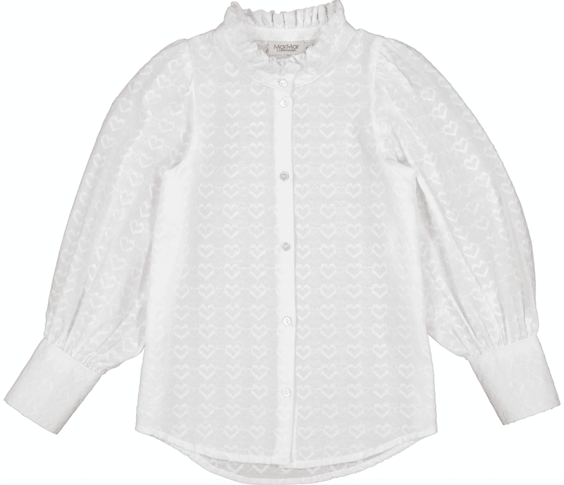 Marmar bluse Tribeca hearts white