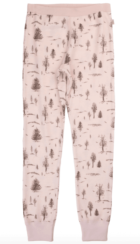 Joha Leggings ull/bambus Forest light pink kids