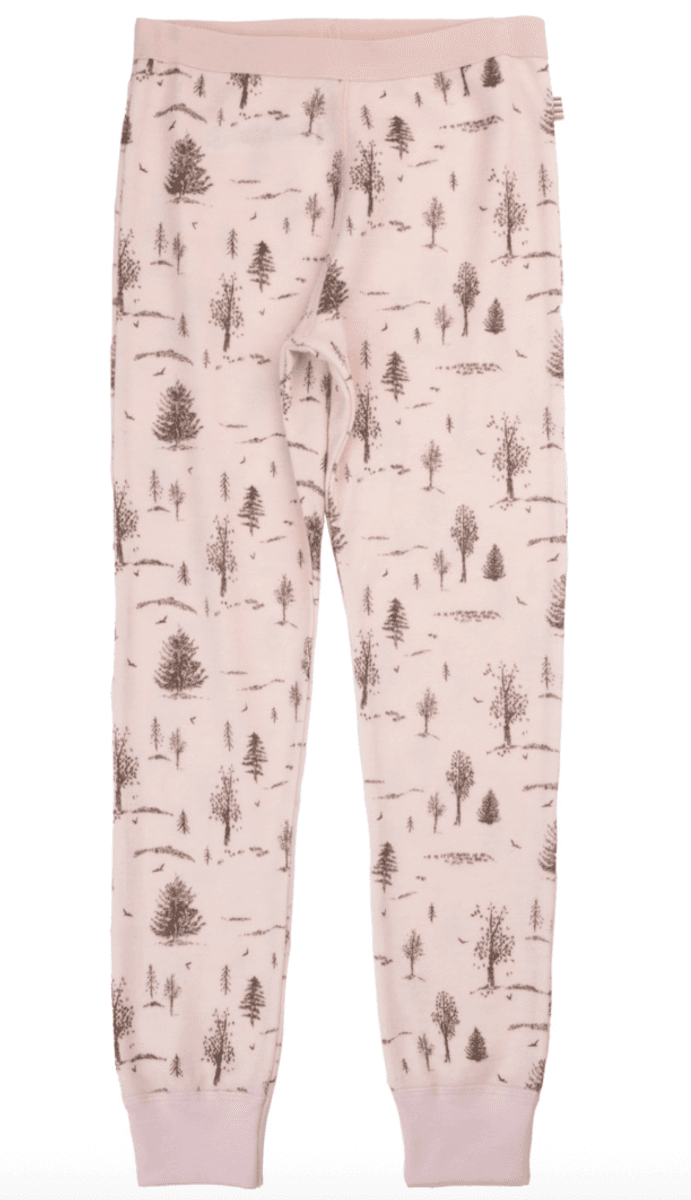 Joha Leggings ull/bambus Forest light pink kids