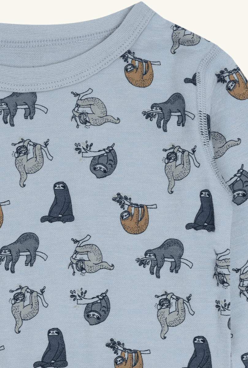 Hust and Claire Genser ull/bambus Abba Lazy baby blue