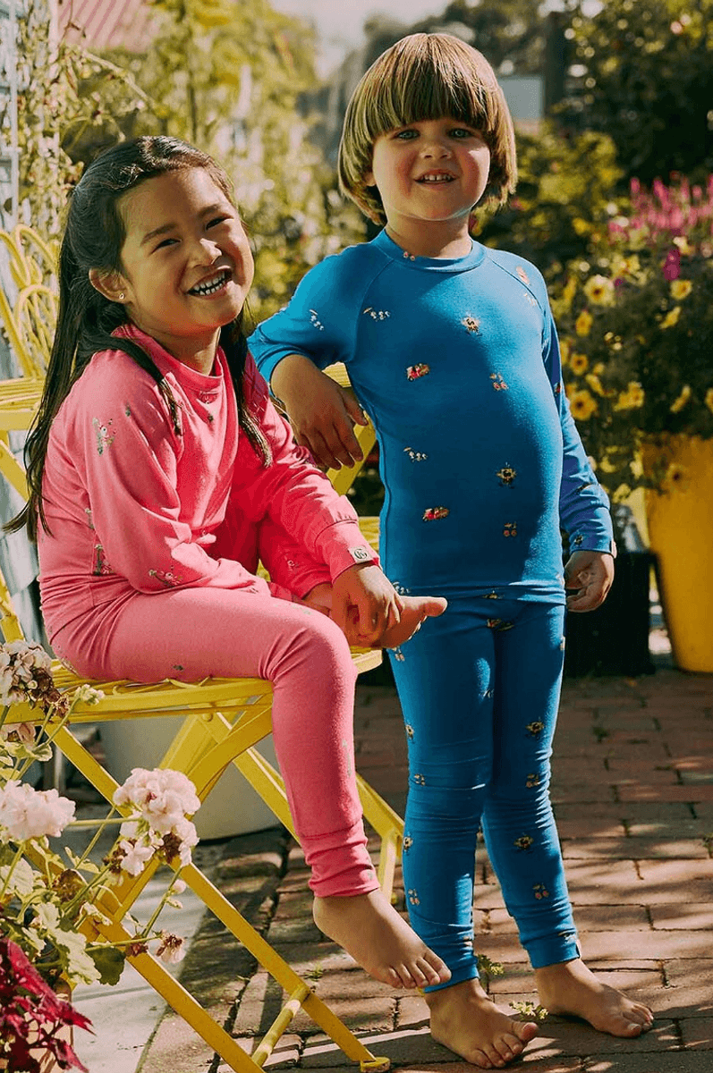 Gullkorn Bukkene baselayer sett blue