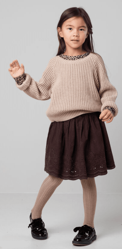 Marmar genser ull/bomull torin beige