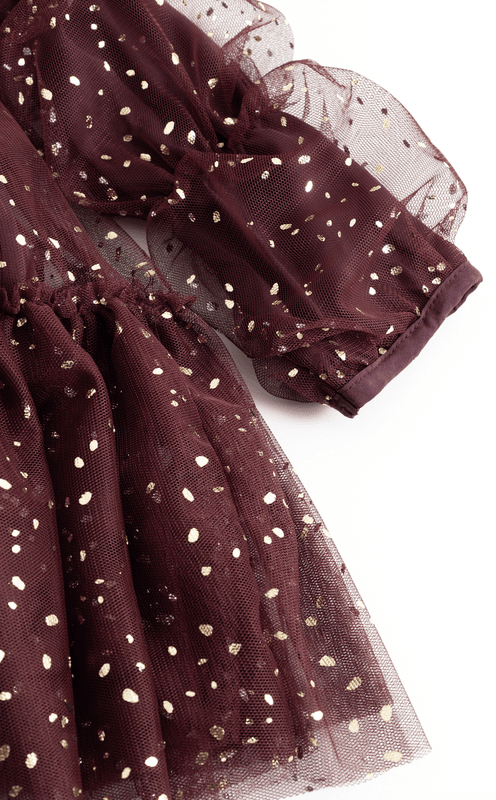 Marmar Kjole Dionne ballerina deep mulberry