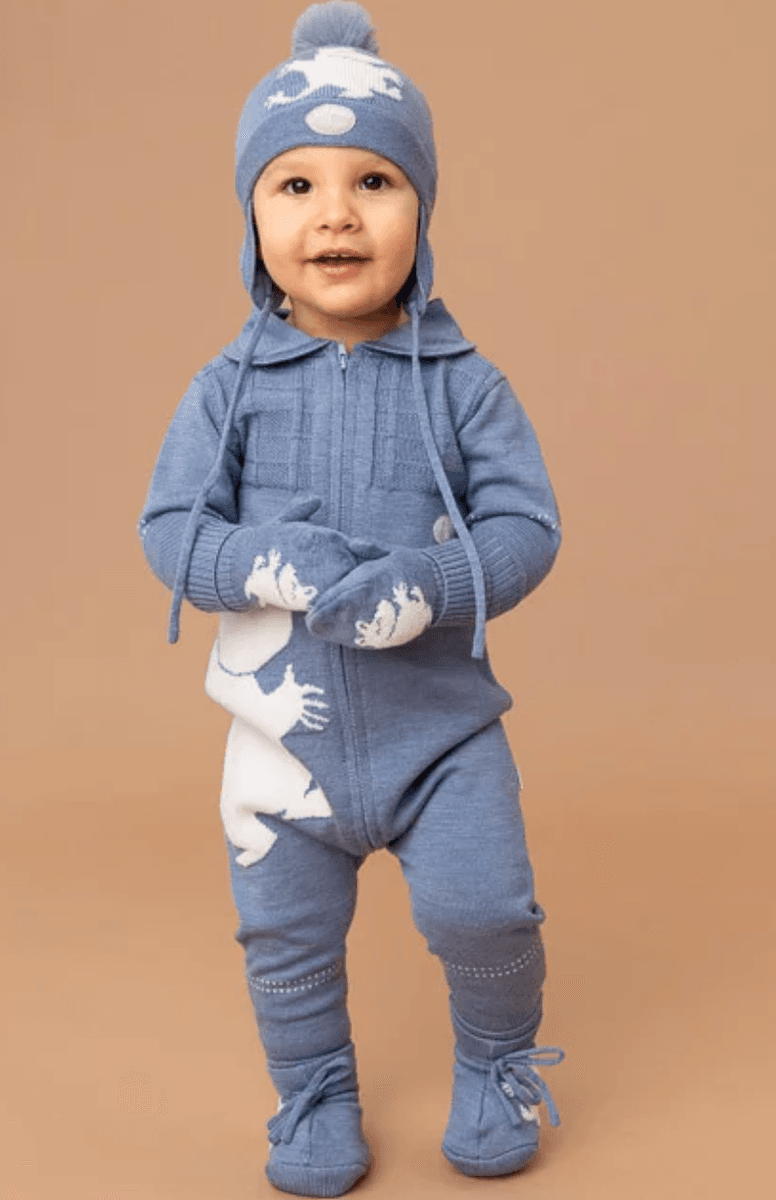 Lillelam Sparkedress moomin mellomblå