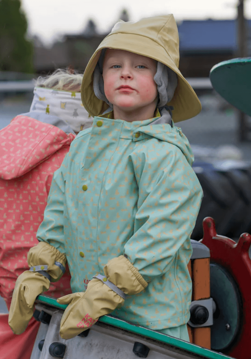 Kattnakken Regnsett Yr Jane Pistasj