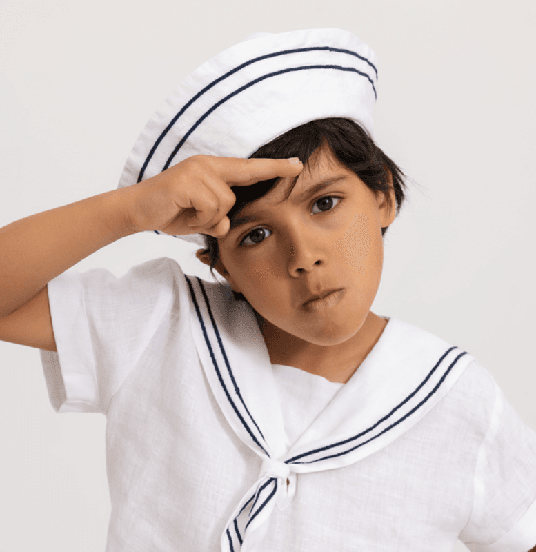 Marmar solhatt Asea linen white