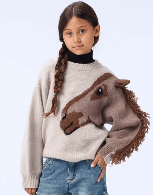 Hovedbilde Molo genser ull gisela horse ...