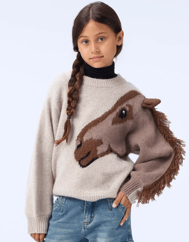 Molo genser ull gisela horse knit