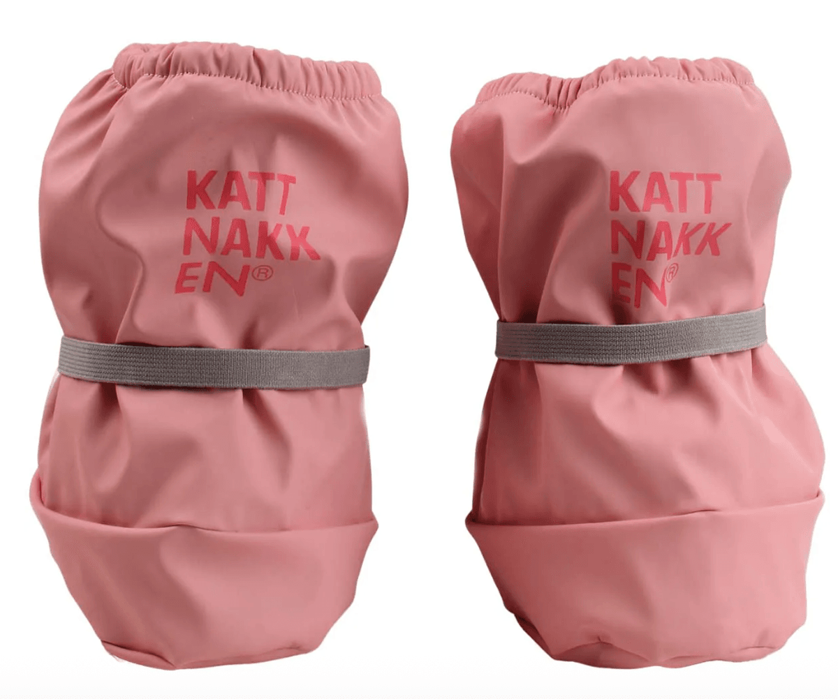 Kattnakken Regnsokker rosa krystall