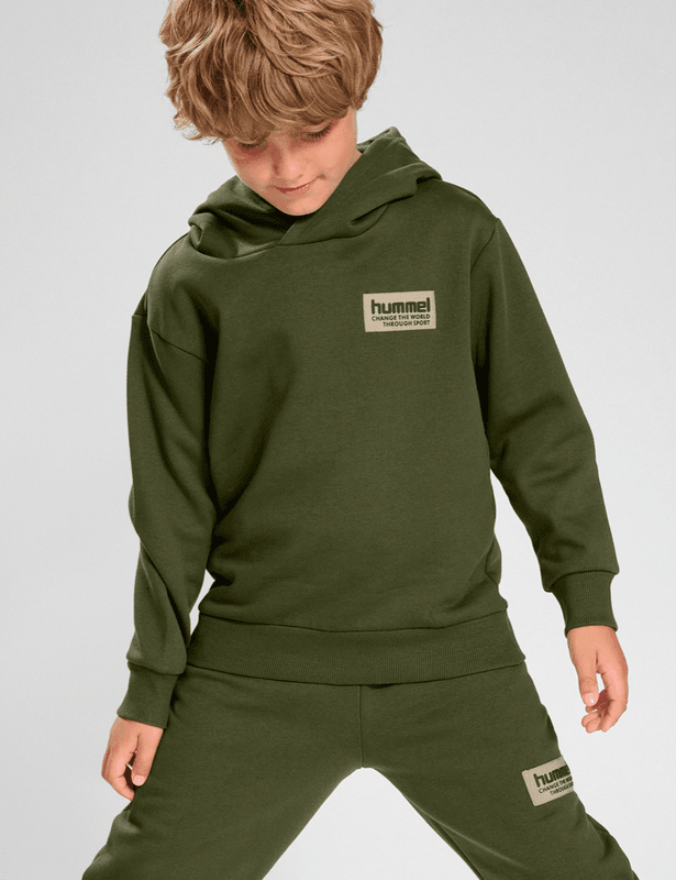 Hummel hettegenser dare olive night