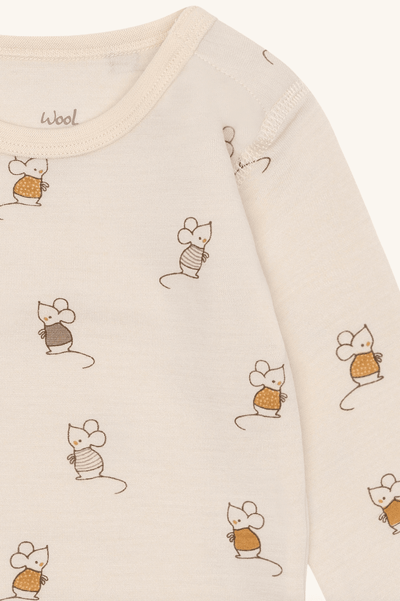 Hust and claire Body ull bo mouse off white