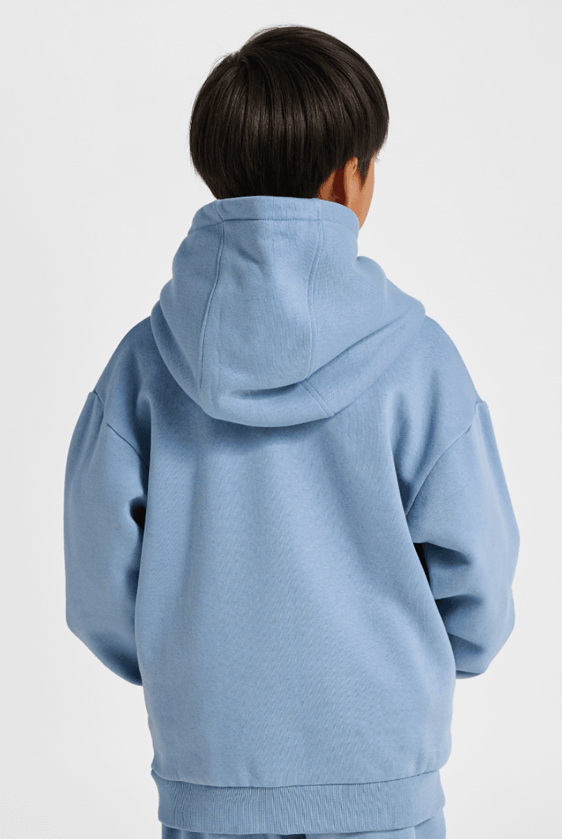 Hummel Genser loose hoodie bee faded denim