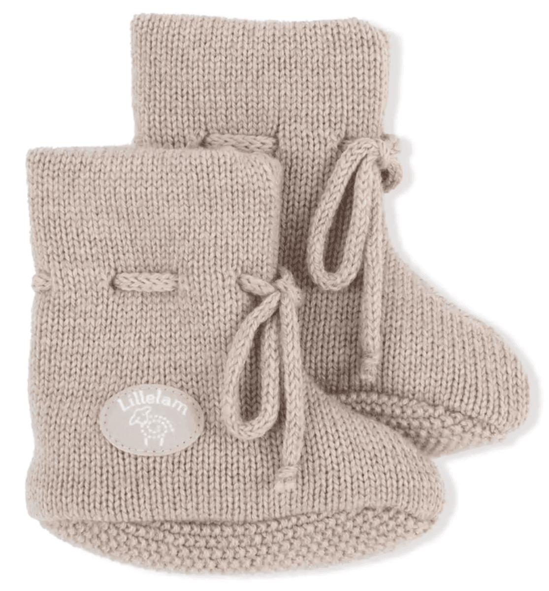 Lillelam Babytøfler ull classic beige