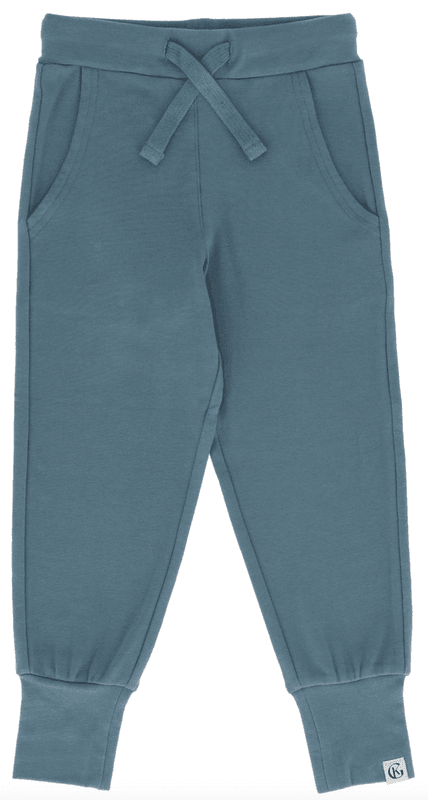 Bukse villvette denimblå