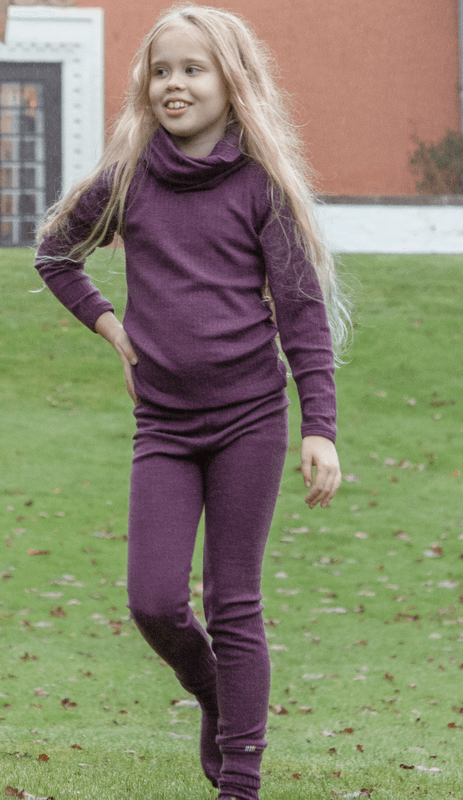 Joha leggings ull plomme