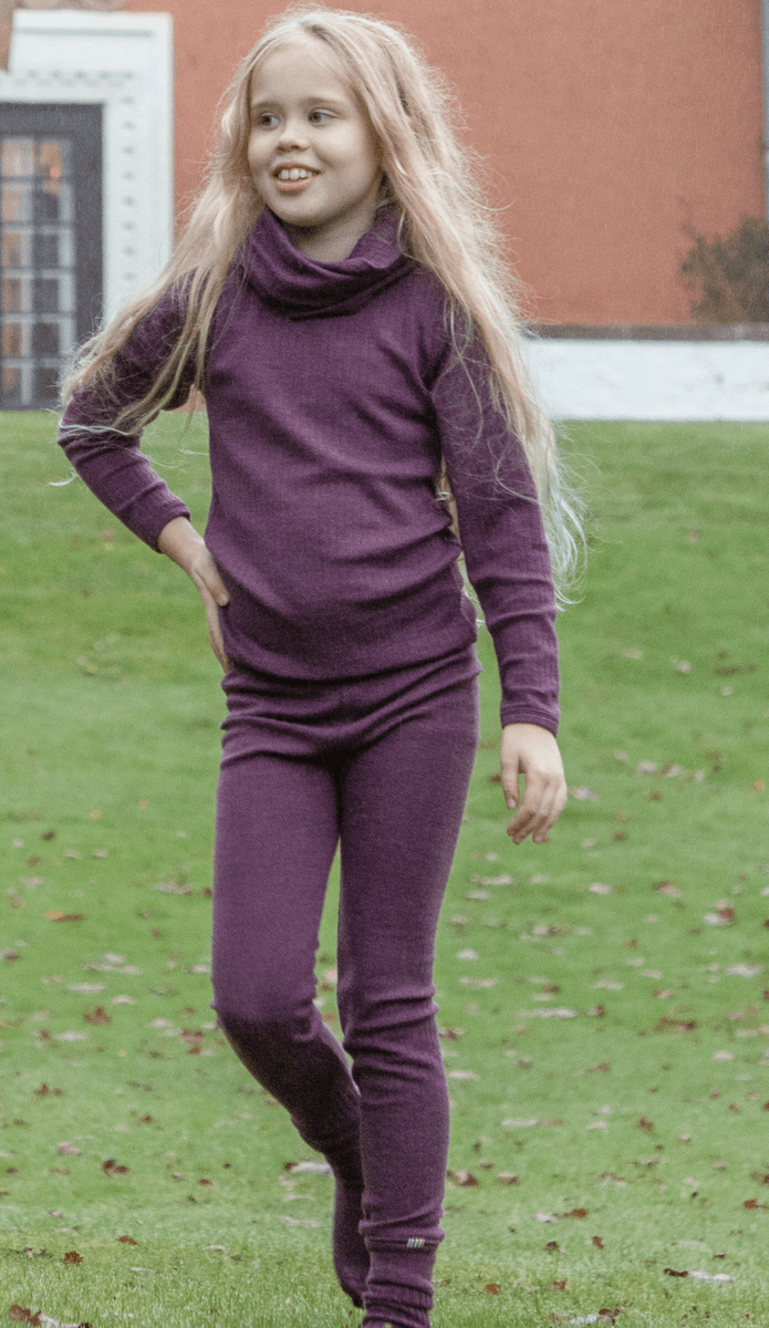 Joha leggings ull plomme