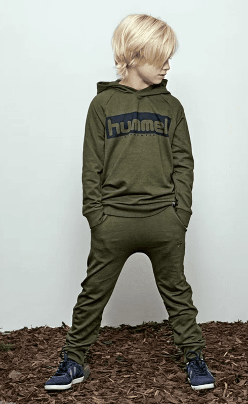 Hummel hettegenser chad burnt olive