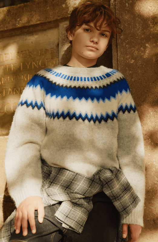 Molo genser ull bae nordic blues 
