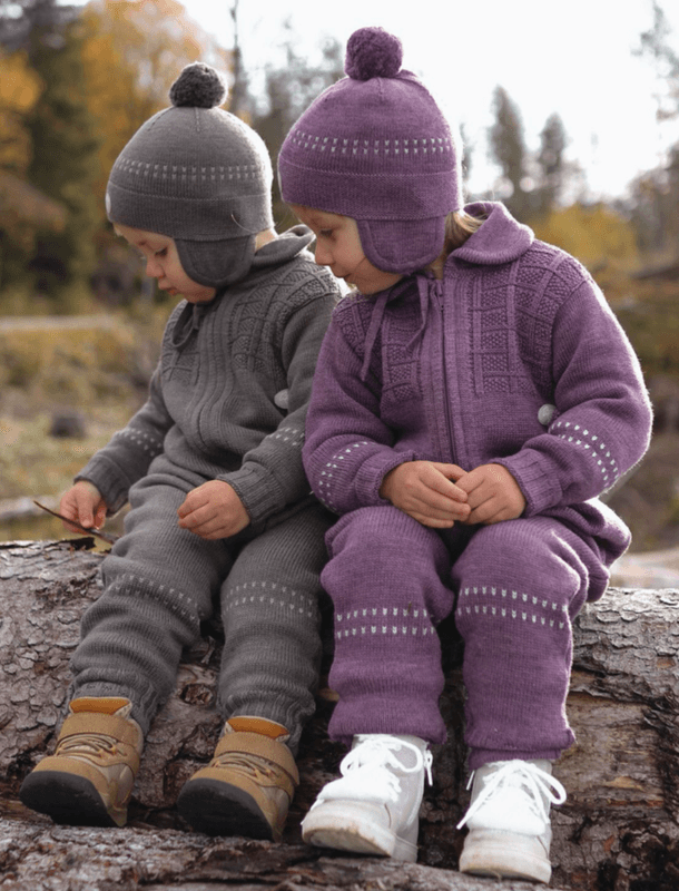 Lillelam Sparkedress Ull classic brun