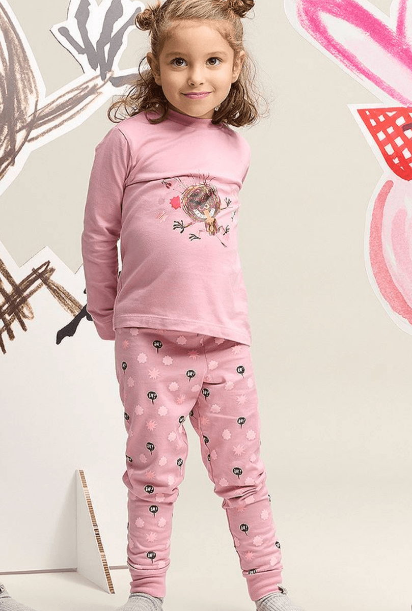 Gullkorn bukkene pysjamas fog pink
