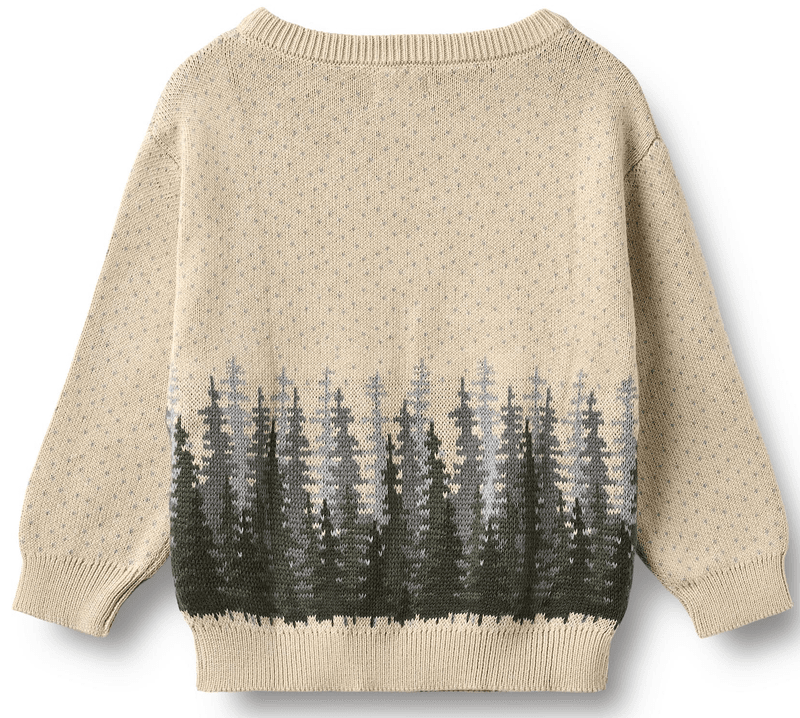 Wheat Genser Jacquard Finley offwhite