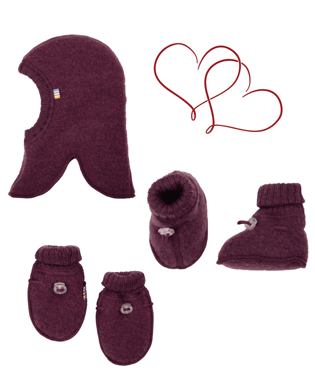 Joha booties baby plomme