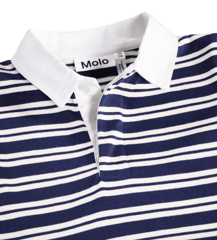Molo Kjole Cyanne warm navy stripe
