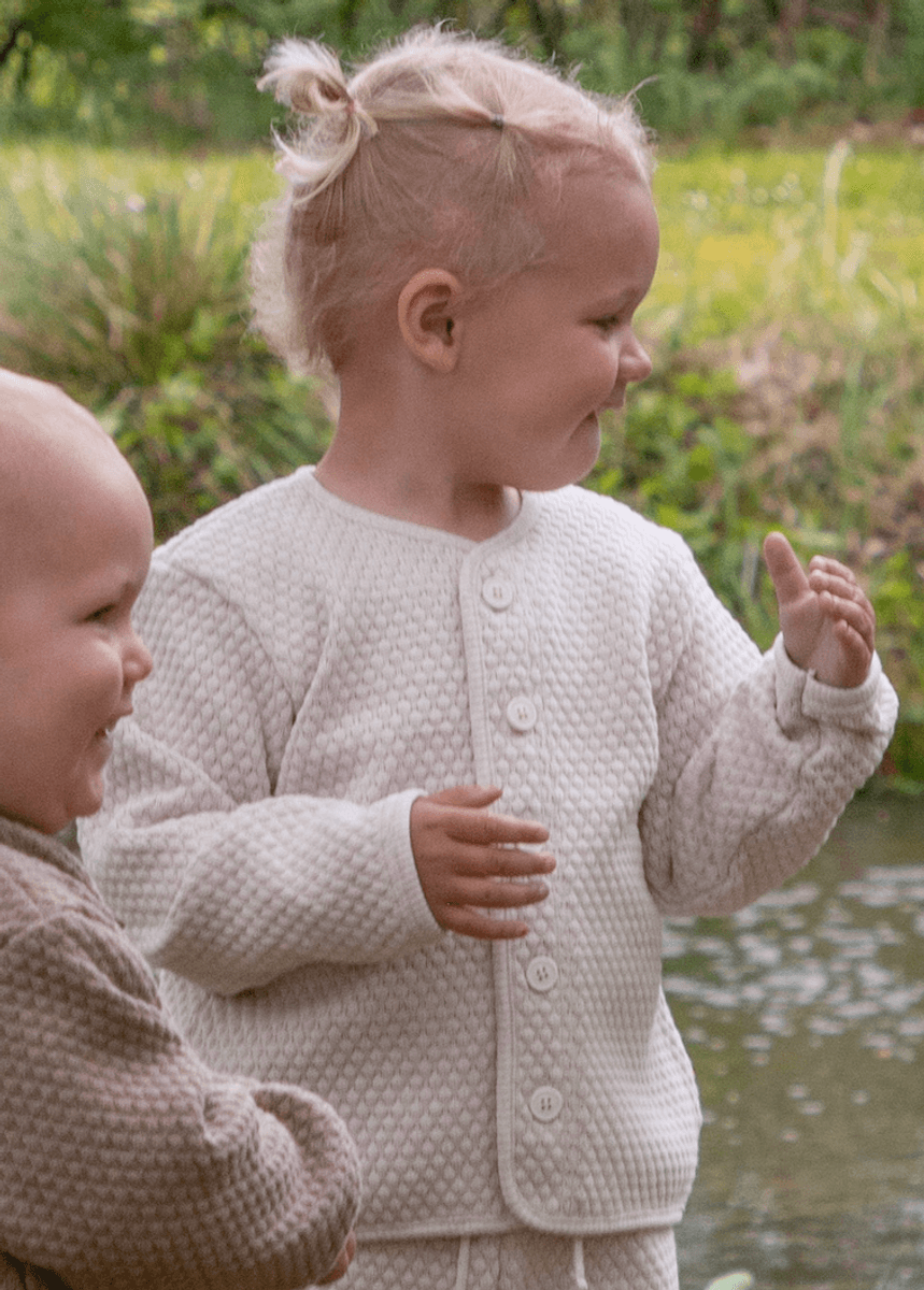 Joha Cardigan lys beige 