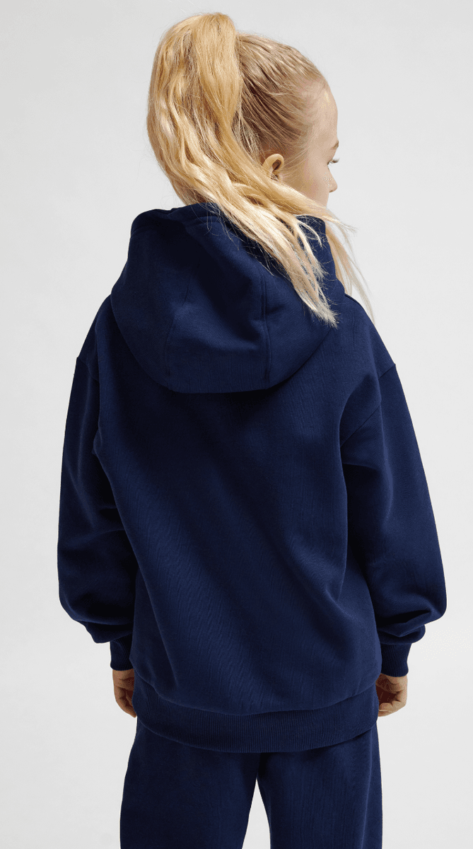 Hummel genser loose hoodie bee dress blues