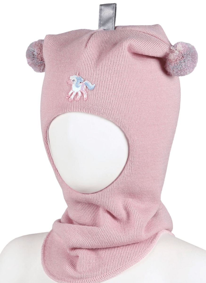 Kivat Balaklava ull enhjørning pudderrosa