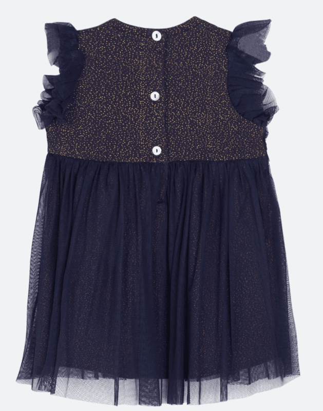 Hust and claire kjole Karolina blue depth