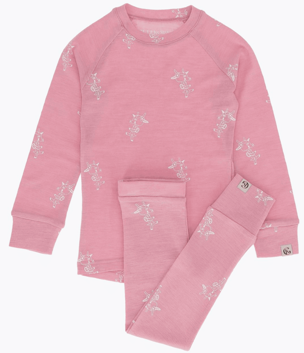 Gullkorn bukkene ull sett fog pink